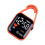 Plastic Square Keyring Watch Large Face Easy To Read-orange1 1