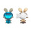Delicate Rabbit Shaped Headphone Adornment With Shimmering-Blue 1