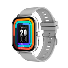 (Grey) Okosóra Android és iOS telefonokhoz 1,83"-os érintőképernyős óra fitneszkövető IP68 vízálló egyedi tárcsás lépésszáml