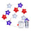 Christmas String Lights Red White Blue 9.84 FT with Remote 2
