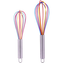 2-teiliges Silikon-Schneebesen-Set – 8 Zoll & 10 Zoll