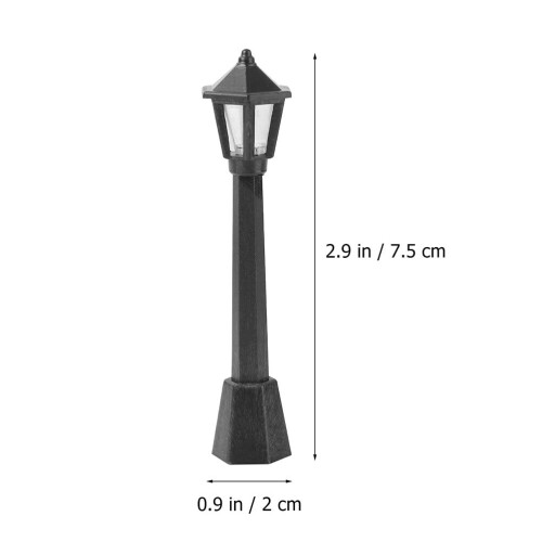 Miniature Street Light Model Resin 10 pcs 1