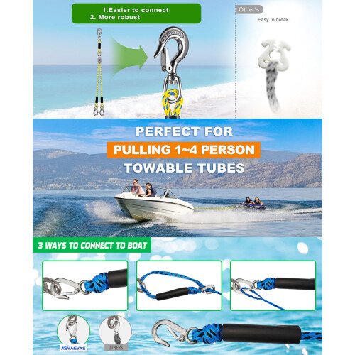 Universals Boats Trailer Rope Floating Dock-Blue Float type 1