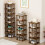 Yesbay bamboo shoe rack 5 layers corner organizer 1