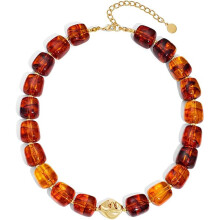 Magnifique collier à chaîne de perles surdimensionné, design-5