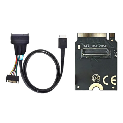 2230 M.2 PCIE auf SFF8612 8611 Adaptermodul und