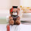 Adorable Bear Doll Graduation Present Huggable-dark brown 1