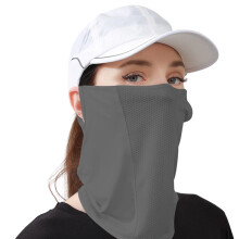 Lichtgewicht ademend zonnebrandmasker,-Donkergrijs