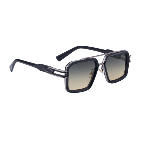 Classical Square Sunglasses With PC Frame Double Beams-6