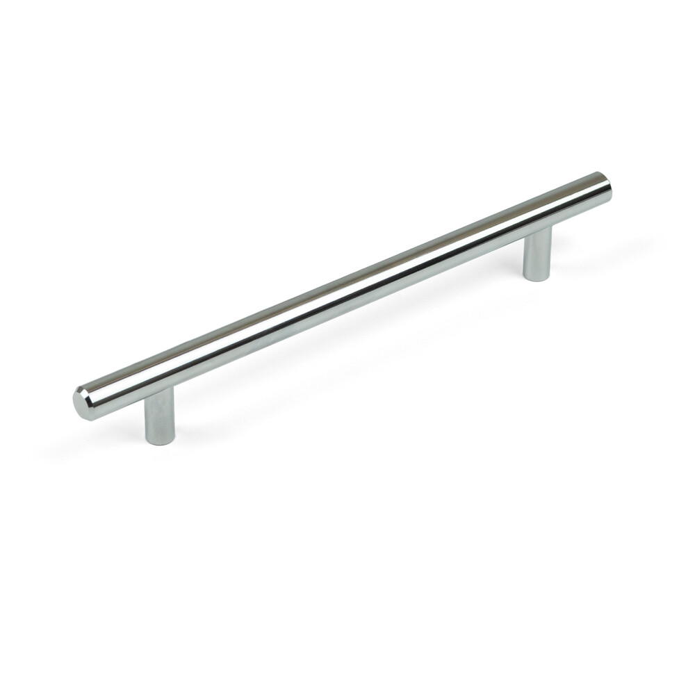 (160Mm Handle) Polished Chrome T-Bar Kitchen Cabinet Handles In 3 Sizes