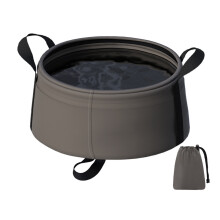 Platzsparendes, zusammenklappbares Waschbecken, geeignet-1Khaki