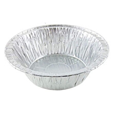 Moule à tarte jetable en aluminium de 14,6 cm (5 3/4 po) – 340 ml (12 oz), paquet de 25