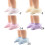 Chaussettes courtes élégantes pour bébé avec bord en-Rose 2