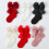 Ensemble de chaussettes à bandeau pour bébé, design à nœud-Rose 6