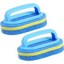 Brosse de nettoyage avec manche pour salle de bain et cuisine