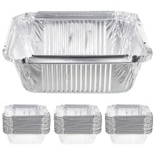 Stapelbare aluminium bakvormen voor op de camping, 30 stuks