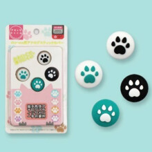 Blød silikonebeskyttelse til Joy-Con-controllere, tommelfingergrebscovers med katteklo-design, forbedrer din spiloplevelse. Kompatibel med Nintendo