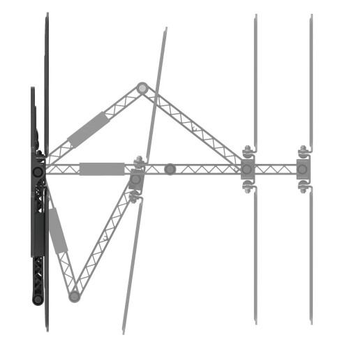 Hama TV Wandhalterung FULLMOTION OLED Flach bis 65" Schwarz 2