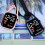 Plastic Keychain Watch With Big Screen Keychain Pocket-pink 3