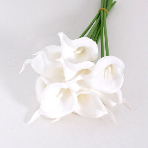 Τεχνητά Λουλούδια Calla Lily Τιρκουάζ 12 τεμάχια 1