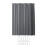 Shower Curtain Set Black White Fabric 12 Hooks 2