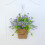Kunstig vildblomsterkrans i rotting til dørophæng, 40 cm 3