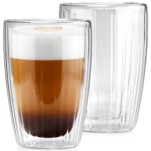 Doppelwandige Thermogläser, 350 ml, 2er-Set