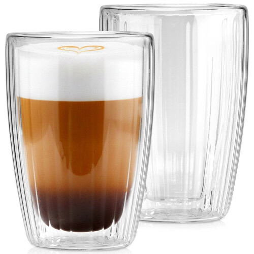 Doppelwandige Thermogläser, 350 ml, 2er-Set
