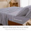 Ensemble de draps en microfibre pour lit Queen, 4 pièces 4