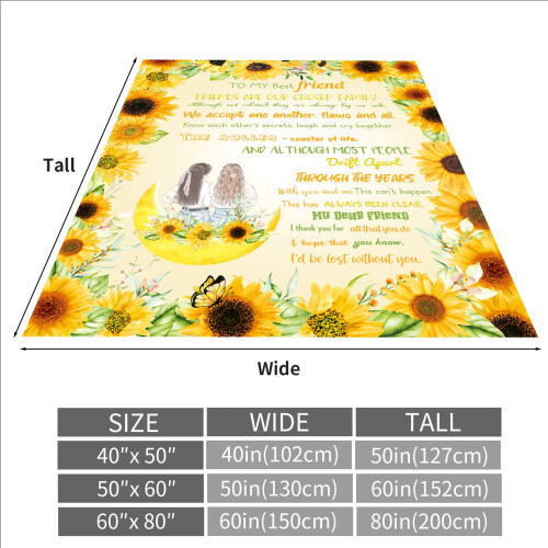 Gresahom flanellfilt 102x132 cm 1