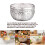 Elegant Silver Aluminum Bowl With Ethnic Pattern Ideal For-8cm 5