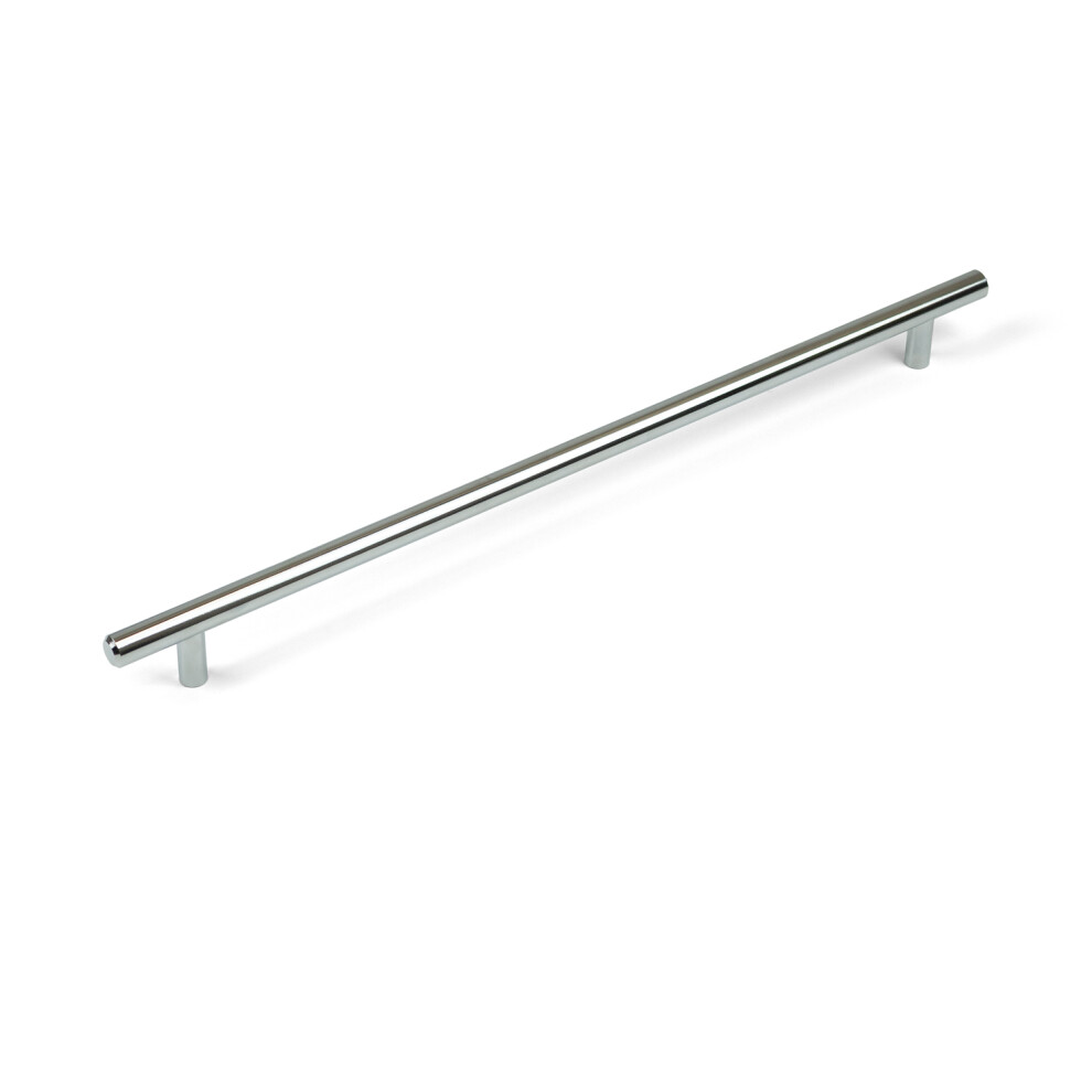 (320Mm Handle) Polished Chrome T-Bar Kitchen Cabinet Handles In 3 Sizes