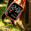 Plastic Keychain Watch With Big Screen Keychain Pocket-green 2