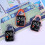 Plastic Keychain Watch With Big Screen Keychain Pocket-green 5