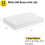 Caixas de presente de papelão branco com tampas, 15 x 9,5 x 2 polegadas (12 unidades) 2