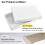 Caixas de presente de papelão branco com tampas, 15 x 9,5 x 2 polegadas (12 unidades) 4