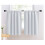 Solid Color Room Darkening Curtains 76x92 in 2PCS White 4