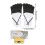 2er-Pack Damen-Finger-Zehensocken,-Schwarzer voller Zeh 4