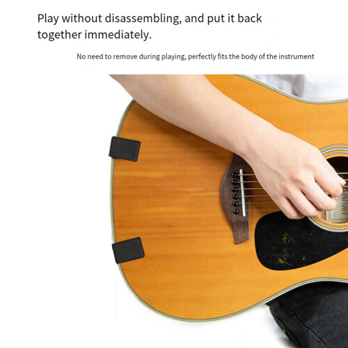 Compact Guitar Stand With Soft Silicone Padding Adjustable 1