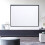 Manual Pull Down Retractable Projector Screen, 210cm L x 147cm W 1