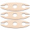 Houten wijnstandaard – kaki, 3-pack 1