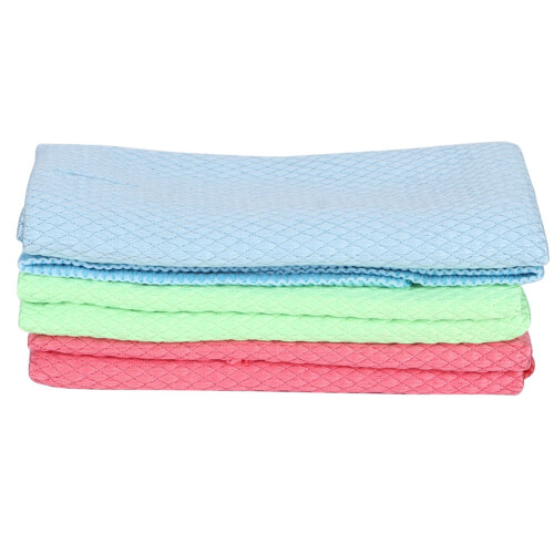 Chiffons à vaisselle en microfibre, lot de 3, 39 x 30 cm