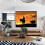 Manual Pull Down Retractable Projector Screen, 210cm L x 147cm W 2