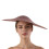 Professional 44cm Hat Base Millinery For Wedding-leather pink 1