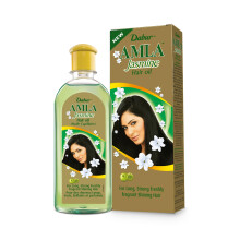 Dabur Amla Jasmine Oil - 200ml, Goodness of Real Amla, For Long, Strong Freshly Fragrant Shinning Hair, Eliminate Frizz & Promote Healthier & Sof