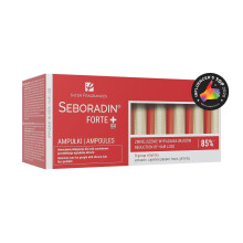 Seboradin Forte Hair Growth Serum Ampoules 14 x 5,5 ml Anti Hair Loss Serum Chronic Hair Loss and Thinning Treatment Natural Extracts and Vitamin
