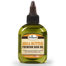 Difeel Premium Natural Hair Oil-Shea Butter, With Vitamins & Botanical Thickener Blend, For Weak & Damaged Hair, Thickens and Strengthens Hair, T