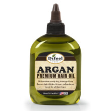 Difeel Premium Natural Hair Oil -Argan Oil, Moisturizes Dry Hair & Smoothes Hair Follicles, Leaves Hair Thicker Softer & Silkier 235 ml