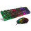 BAKTH Multiple Color Rainbow LED Backlit Mechanical Feeling USB Wired Gaming Keyboard and Mouse Combo for Working or Games 1