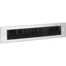 Aluminium Internal Brush Cover Silver